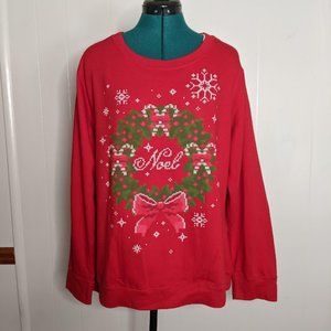Holiday Time Woman's Christmas Sweater. Size XL.